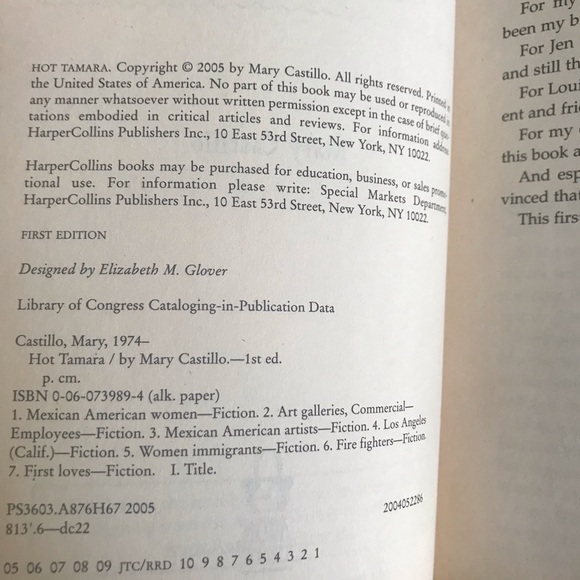 Hot Tamara by Mary Castillo 2005 First Edition - Picture 7 of 16